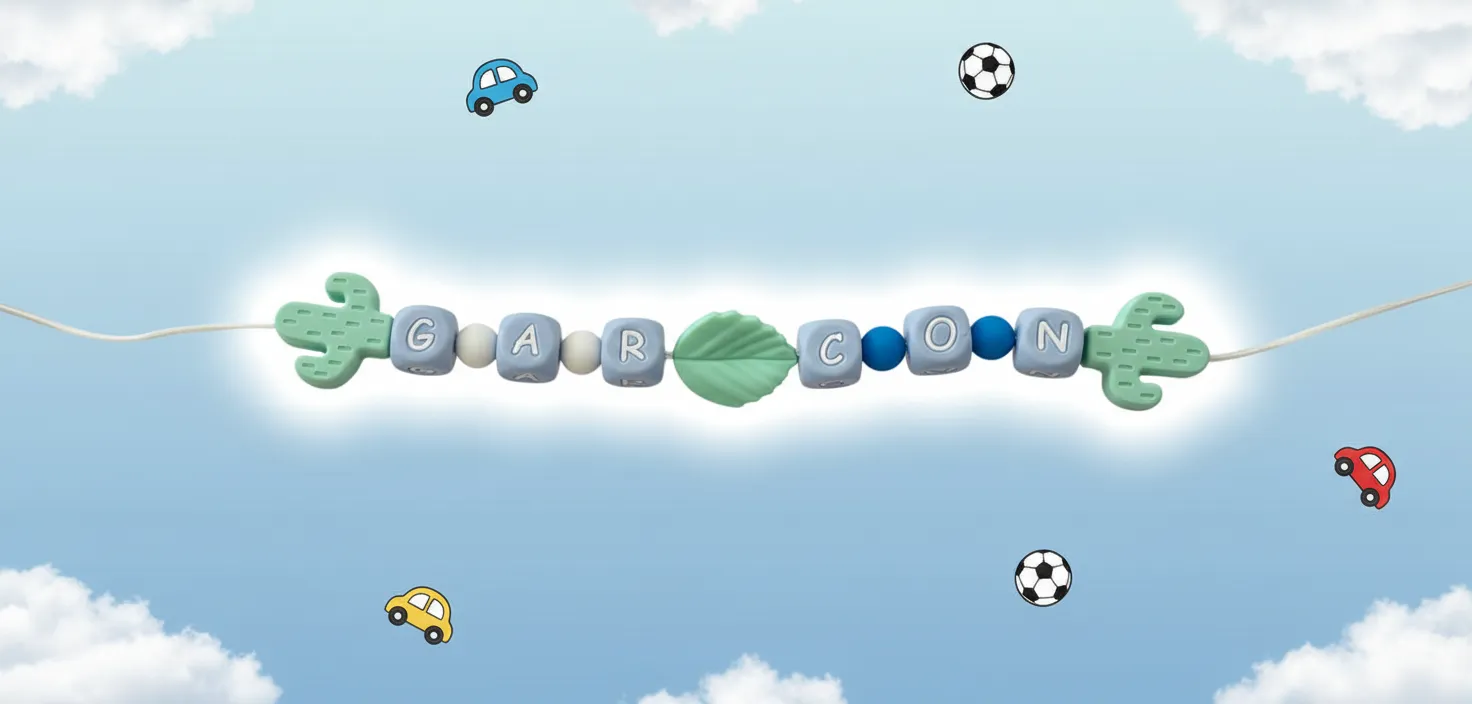 Attache t&eacute;tine pour gar&ccedil;ons